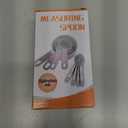 Measuring Cups Set Measuring Spoons Set, Nesting Measure Cups with Stainless Steel Handle, For Measuring Dry and Liquid Ingredients Small Teaspoon with Plastic Head (Mint Green)