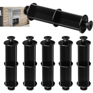 6 Pack B-4288-9 Replacement Spindle for Classic and Contura Series Dispensers Compatible with use with Bo-Brick Multi-roll Toilet Tissue dispensers B-4288 B-2888 B-4388 75525 (Black)