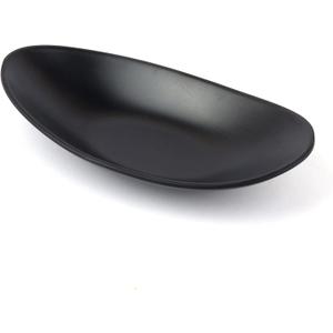 Framendino, A5 Melamine Jewelry Dish Trinket Tray Black Accessory Organizer Bowl