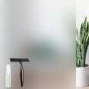 KESPEN Window Privacy Film Frosted Glass Heat Control UV Blocking Privacy Window Film for Glass Windows Static Cling Non-Adhesive Door Coverings Decals for Bathroom Home Office, 41.3 Inch X 6.5 Feet