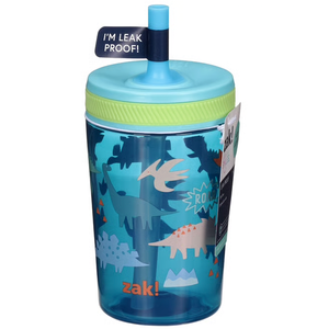 Zak Designs Everyday Smiles Leak Proof Dinomite PP Kelso 15 oz Tumbler