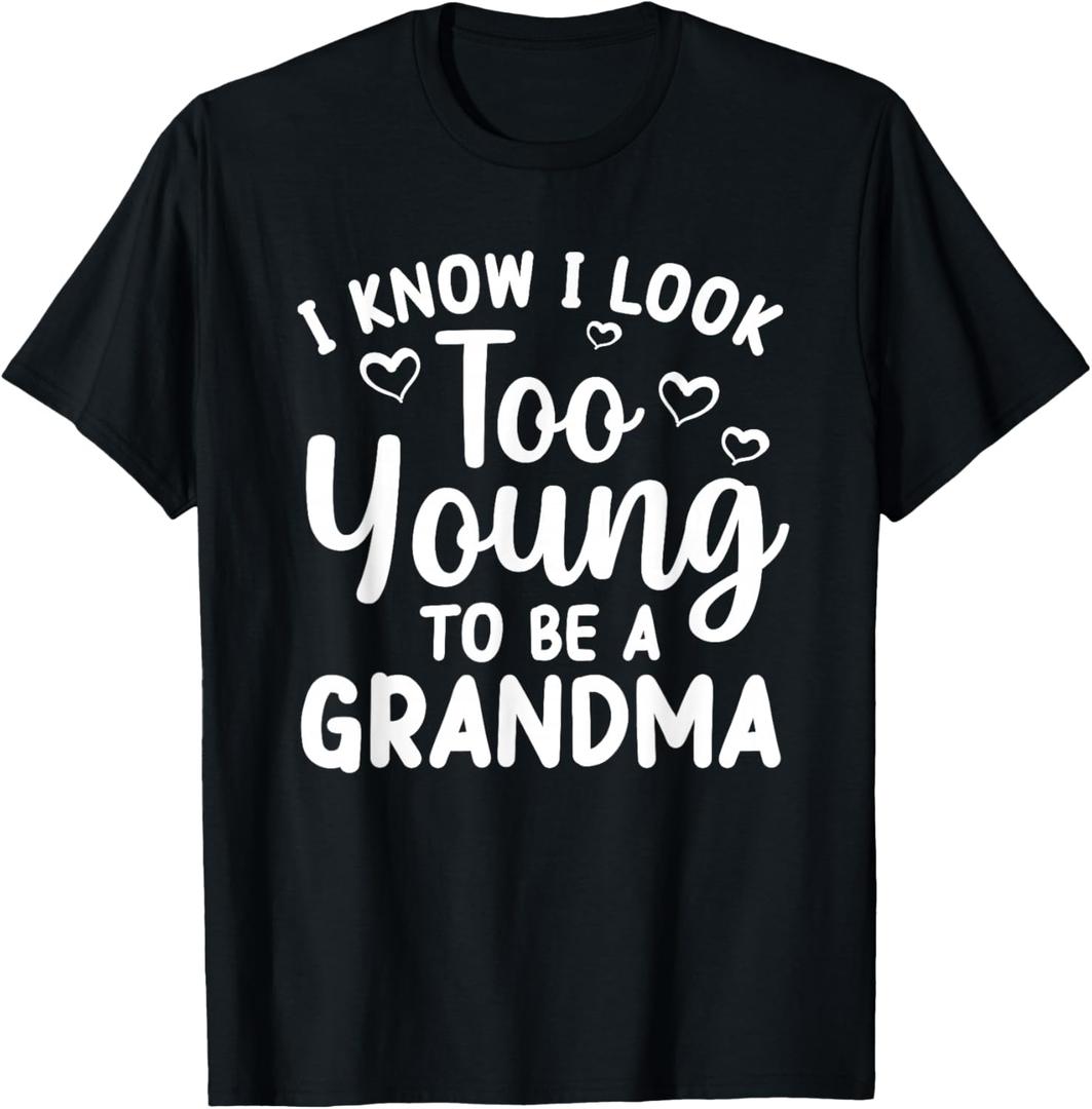 Funny Grandma To Be Art For Grandmother Grammy Women Grandma T-Shirt S