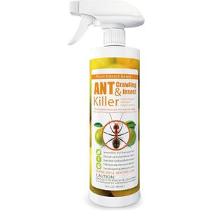 EcoVenger Ant Killer & Crawling Insect Killer (Citrus Scent) 16 oz, Kills Fast in Minutes, Also Kills Spiders, Centipedes & More, Repels with Residual, Natural & Non-Toxic, Safe for Children & Pets