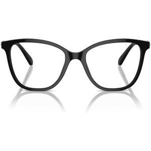Swarovski Women's Sk2020f Low Bridge Fit Square Prescription Eyewear Frames (Black/Demo Lens)
