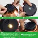 Bird Feeders for Outdoors Dragonfly Solar Lanterns Outdoor Waterproof Garden Decor Gifts for Women Mom Grandma Metal Solar Decoration Outside LED Lanterns for Yard, Patio, Lawn, Pathway(2 Pack)