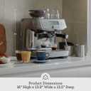 Lex Pro Machine Breville Barista Pro Espresso Machine BES878BSS, Brushed Stainless ...