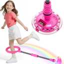 HopeRock Skip Ball Toy for Girls Ages 6-10,Girl Birthday Gifts,3 Fun Modes,Flashing Light-Up Wheel,LED Digital Counter,Replaceable Battery,Girl Birthday Gifts for Age 6-10+