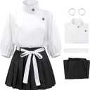 DAZCOS JJK Anime Okkotsu Female Cosplay Costume Full Set Uniform Outfits for Christmas Halloween (Medium)