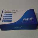 AX1800 Outdoor WiFi 6 Extender, High Power Outdoor WiFi Extender Signal Booster, Long Range Outdoor WiFi Access Point, IP67 Weatherproof, Passive PoE, for Starlink, Patio, Camping, Yard, RV