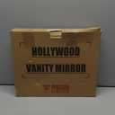 Acoolda Vanity Mirror with Lights, Hollywood Vanity Makeup Mirror with 9 Dimmable LED Bulbs, 3 Color Lighting Modes, Detachable 10X Magnification, 360Rotation,White