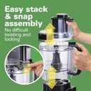 Hamilton Beach Stack & Snap Food Processor, 12 Cup Capacity, R70727