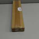 Curtain Rods for Window 32 and 48, White 5/8 inch Splicing Single Window Curtain Rod Set with Brackets