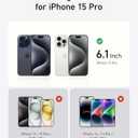 Magnetic for iPhone 15 Pro Case,with Belt Clip,[Compatible with Magsafe] W/Tempered Glass Screen Protector,Anti-Drop,Shockproof,Heavy Duty Protection (Wine red)