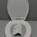 KOHLER 4636-RL-0 Cachet ReadyLatch Elongated Toilet Seat Slow Close, Soft Close Toilet Seat Quiet Lid, Contoured Grip-Tight Bumpers Installation Hardware, Apartment Essentials, White