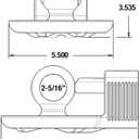 Master Lock 378DAT Trailer Coupler Lock, 2-5/16-Inch