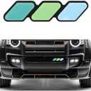 Car Grille Decor Badge, Tri-Color Front Grille Decoration Label Emblem, Creative Badge Decal Auto Bumper Trim Compatible with Tacoma 4Runner, Exterior Car Accessories (Style E)