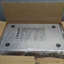 Tripamin XXL Stainless Steel Litter Box with High Sides 26"x18"x12" Extra Large Metal Litter Box for Big Cats & Multiple cat, Jumbo Top Entry Litter Pan with lid (Black, XX-Large)