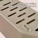 Cable Management Box,Desk Cord Organizer with Groove Cover,Plastic Cord Hider Box,Large Cable Box Organizer,Power Socket Management for TV/Computer/Router/Games Console Cable Storage (Milk Tea)