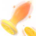 5 x Anal Butt Plug Vibrator Adult Sex Toys for Women Men, Anal Toys Remote Control Vibrating Anal Trainer Beads with 10 Vibration Modes for Beginners Advanced Players Couple