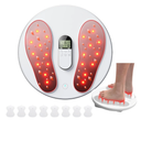 Foot Massager for Neuropathy with Heating, EMS Foot Stimulator for Circulation and Pain Relief, Electric Feet Calf Massager with 4 TENS Unit Muscle Stimulator Pads, Transcutaneous Nerve Stimulator