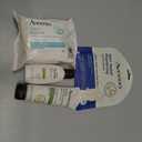 Aveeno Sensitive Skin Essentials Gift Set with Daily Moisturizing Lotion, Body Wash, Calm + Restore Makeup Removing Wipes, & Skin Relief Repairing Hand Mask, 4 Items