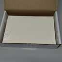Hamilco Cream White Cardstock Paper Blank Tent Cards A2 Folded, 4.25" x 5.5", Heavyweight 80 lb Cover, Printable Place & Invitation Cards, 100 Cards