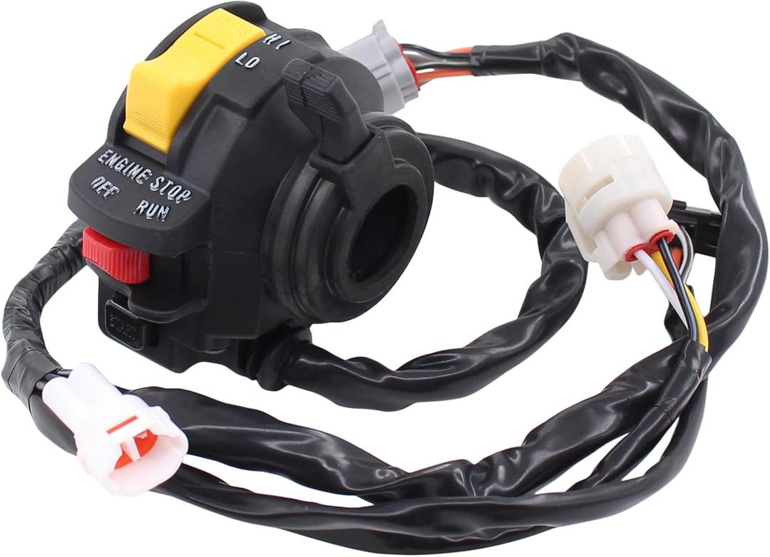 ApplianPar Handlebar Kill Switch for Suzuki LTZ 400 2005-2008 Arctic Cat 400 DVX 2006-2008 for Kawasaki KFX 400 2003-2006