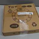 Arabic Numeral Wall Clock 10IN Battery Operated Black, Silent Non Ticking, Wall Clocks for Living Room Decor, Small Classic for School, Office, Home, Kitchen, Bedroom