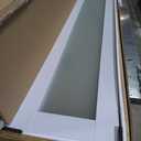 32" x 80" Bifold Closet Doors, Full Lite Frosted Glass Panel with Hardware Kit, Preassembled Interior Closet & Pantry Door, Water-Proof PVC Surface, Easy Assembly, White (31-1/2" x 78-3/4"(fit opening 32"x80-3/4"))