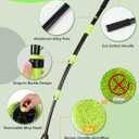4 Sections Car Wash Brush with 15° Curved Aluminum Alloy Long Handle Telescopic Denser Chenille Microfiber Car Washing Mop for Exterior Interio Car RV SUV Truck Boat Solar Panel Household Clean 51.6”