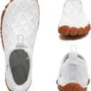 WateLves Barefoot Water Shoes Women Men Minimalist Comfortable Walking Shoes Beach Outdoor Running Sneakers (White) Size 39 