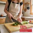 Bamboo Cutting Board for Kitchen - Wood Chopping & Charcuterie Board | Made with Moso Bamboo - Double Sided Butcher Block (13.2" x 9.8" / 33.5 x 25 cm)