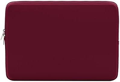 RAINYEAR 14 Inch Laptop Sleeve Case Protective Soft Padded Zipper Cover Carrying Computer Bag Compatible with 14" Notebook Chromebook Tablet Ultrabook (Red)