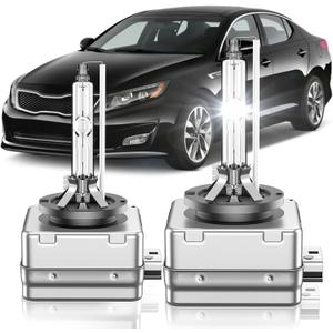 Fit for 2011-2015 Kia Optima Limited Hybrid SX Turbo D1S HID Xenon Headlight Bulbs, High Low Beam Light Bulb, 6000K Cool White, Pack of 2