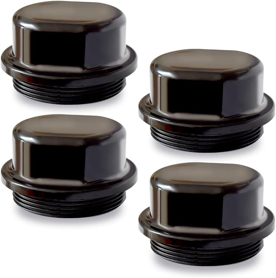 81143 Hub Dust Caps Compatible With Dexter Vortex, K71-G01-73 21-261 48355v Replacement Vortex Hub Dust Cap - Fit Boat, Trailer & Other Hub Kits (4 Pack, w/O-Ring) (4)