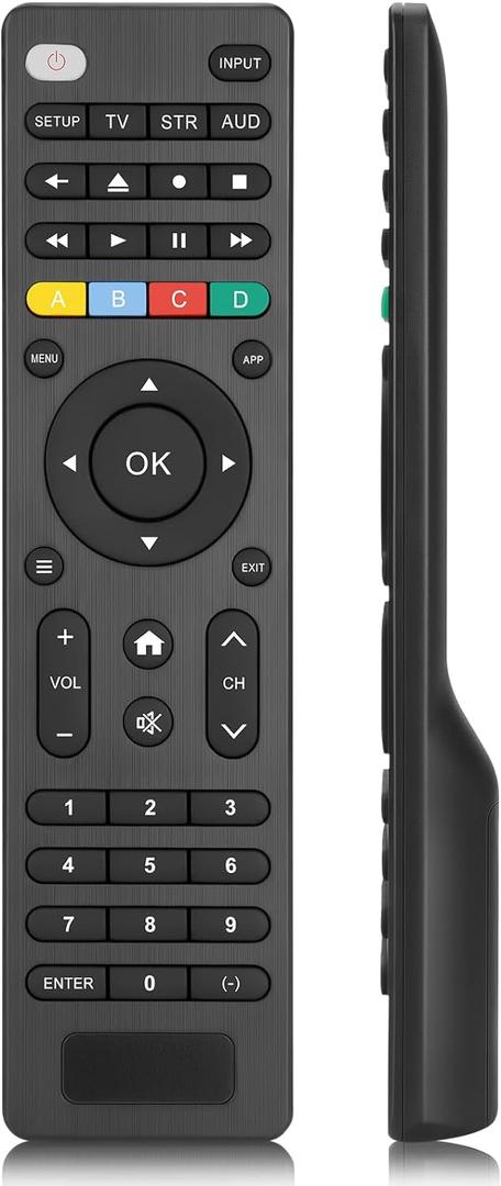 3-Device Universal Remote Control for Smart TVs Compatible with Samsung, LG, Sony, Onn, RCA & Major Brands Control DVD, Blu-ray, Soundbars, Media Players, Set-Top Boxes & More (tv universal remote)
