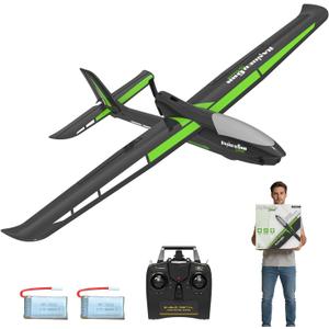 volantexrc RC Plane, 4CH Remote Control Glider Airplane RTF with 6-Axis Gyro, 3 Modes & Aerobatics Easy to Fly, 2.4GHz Radio Controlled Aircraft for Beginners& Adults, Ranger600 Stunt, Black, 600mm Wingspan
