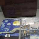 145 Piece Deluxe Art Set with 2 x 50 Sheet Drawing Pad, Art Supplies Wooden Art Box, Drawing Painting Kit with Crayons, Oil Pastels, Colored Pencils, Creative Gift Box for Adults Artist Beginners