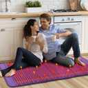 UTK 60'' x 24'' Large Far Infrared Heating Pad, 5X Pain Relief Full Body Amethyst Heating Pad for Back Waist Hip, Hotter to 159, FSA-HSA Eligible Weighted Mat, 16 Timers Auto-Off, Gift for Women Men
