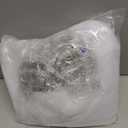 White Tulle Backdrop Curtain with Lights String for Parites 108ft Sheer Backdrop Curtains White Curtain Backdrop for Wedding Baby Shower Birthday Party Photo Shoot Decorations(2 Panels 10ft8ft)