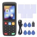 NFC Card Copier Reader Writer, 13.56MHz 125KHz Full Frequency Smart Card Reader Writer Duplicator with Key Fob Cards, USB Contactless NFC Reader Copier for ID IC Card (5 UID Buckles 5 UID
