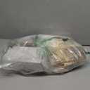 LIYH 210 Pcs Pink and Gold Scalloped Plastic Plates - Disposable Dinnerware Set, Include Gold Plastic Silverware, Pink Plates and Napkins Party Supplies for Birthday Wedding,Easter