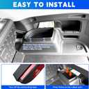 Trunk Organizer Fits for 2010-2024 Toyota 4Runner 5-Seat 2nd Row Trunk Storage Box Compatible with 4Runner Accessories (Pair)