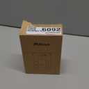 Wall Outlet Extender with Surge Protector, 6 AC Outlets, Shelf, 2 USB & USB C Charging Ports - Home & Dorm Plug Expander