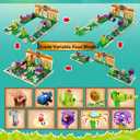 JHESAO Plants and Zombies PVZ Toys Assembly Action Figures PVZ Assemblable Toys Set 1 2 Series 687 PCS Great Gifts for Kids and Fans,Birthday and Christmas Party New