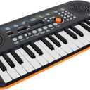 Kmise, Mini Piano 32 Key Small Portable Digital Electronic Keyboard with 30 Demo Songs Musical Gift, for Beginners Kids(No Power Cord Included) (MI3372-US)