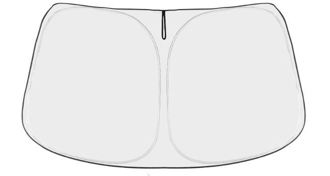 Proadsy 2025 Upgrade Front Windshield Sun Shade Foldable Sunshade Protector