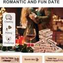Lust Tower Games for Adults Super Naughty Tumbling Block Tower Wooden Stacking Block for Couples Date Night Ideas for Valentine Lover Drunking Games (48pcs)
