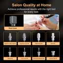 2 x Electric Nail File Drill: Rechargeable Cordless Nail Drill  9-Speed Rechargeable Electric File for Acrylic & Gel Nails, Portable Manicure & Pedicure Set for Home & Salon