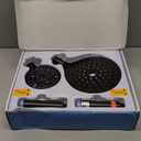 MakeFit Dual Filtered Rain Shower Head Combo, High Pressure Handheld Shower Head with Adjustable Bar - Rainfall Shower Head And Showerhead with Filter for Hard Water - Removes Chlorine (Matte Black)